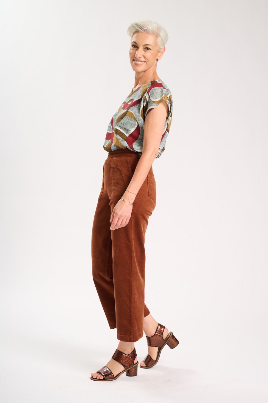 Peggy Sue Corduroy Pants- Caramel