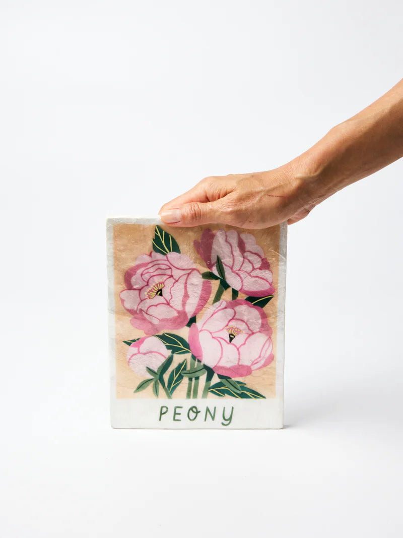 Market Wall Art- Peony