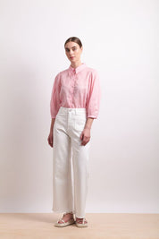 Pin Tuck Shirt- Pink
