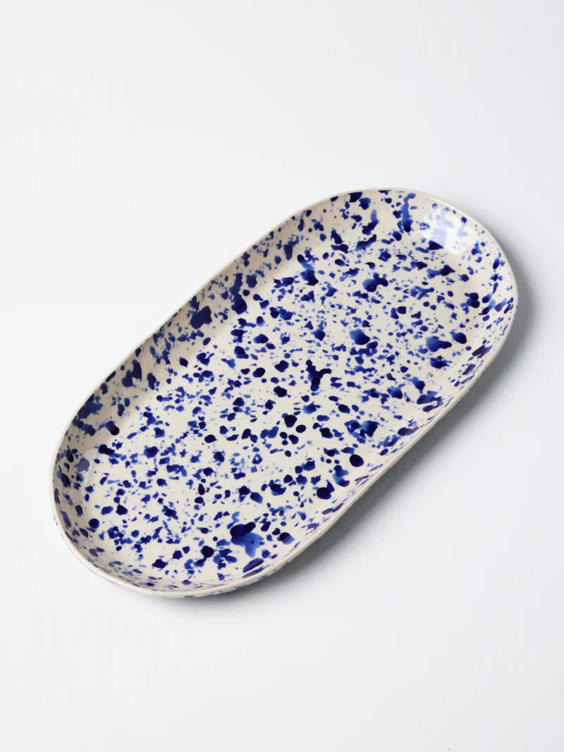 Splatter Blue Platter