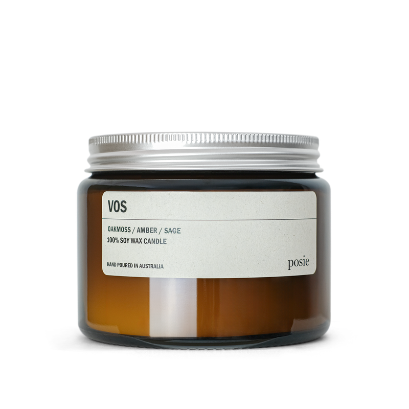Large Amber Candle- 500g