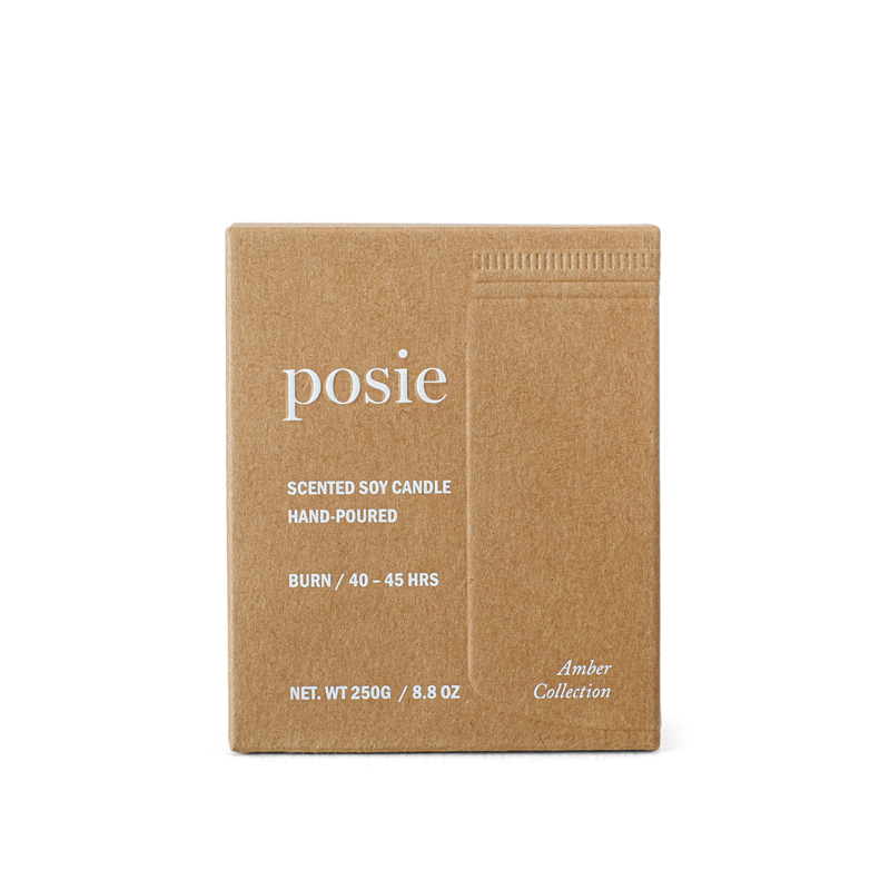 Posie Small Amber Candle- 250g