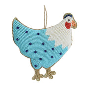 Vixen & Velvet Positano Hen Decoration Blue