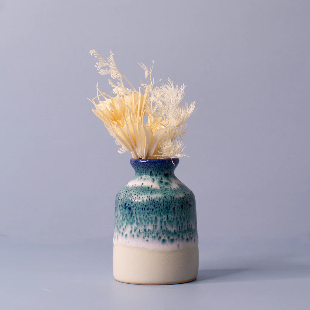Pottery for the Planet Mini Vase-Milk Bottle