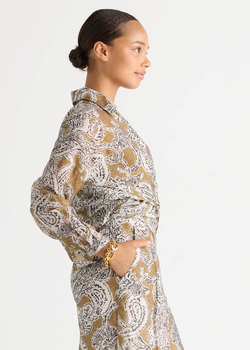 Print Shirt- Paisley