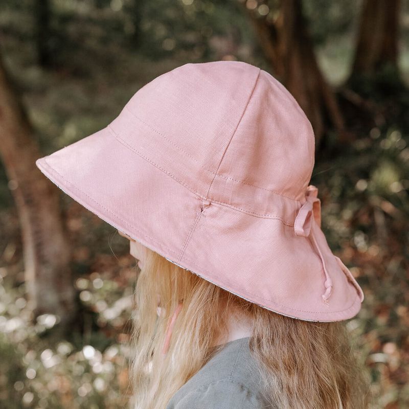 'Wanderer' Reversible Panelled Bucket Hat- Provence