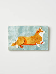 Jones & Co Pup Corgi Tile