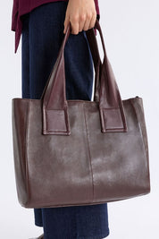 ELK the Label Rahni Leather Tote Bag in Espresso