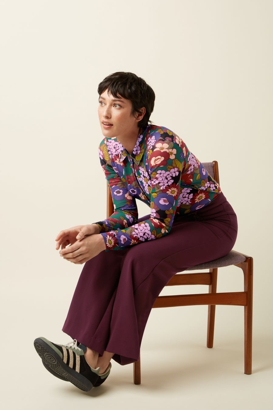 Ramone Mesh Blouse- Multi