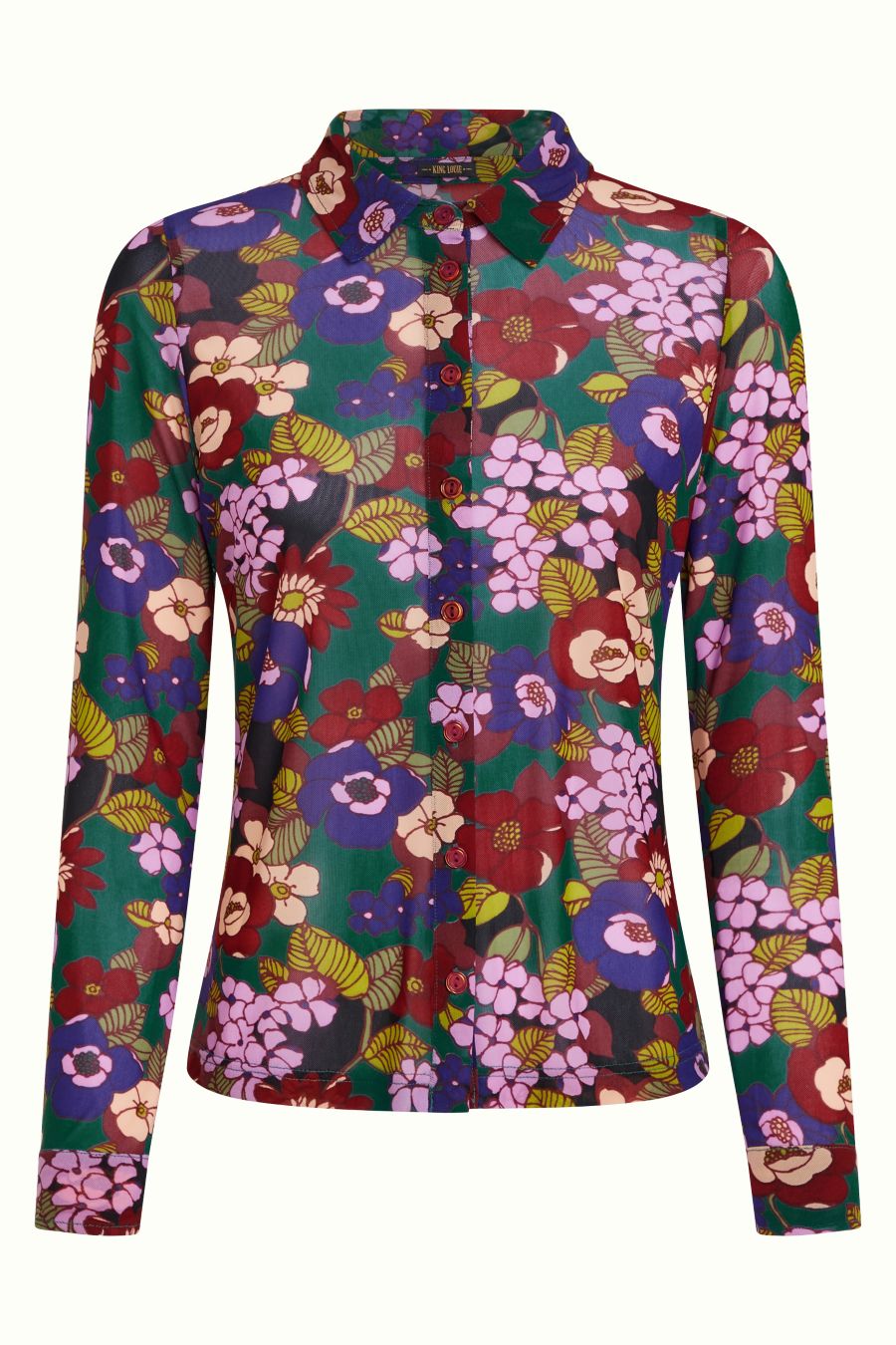 Ramone Mesh Blouse- Multi