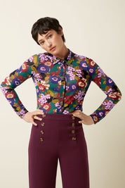 King Louie Ramone Mesh Blouse