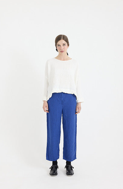 Metta Melbourne Yuki Top in Triple Gauze Cotton in White