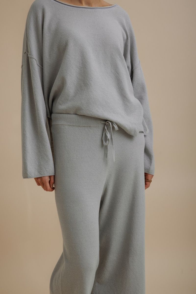 Retreat Cotton Pant- Sky