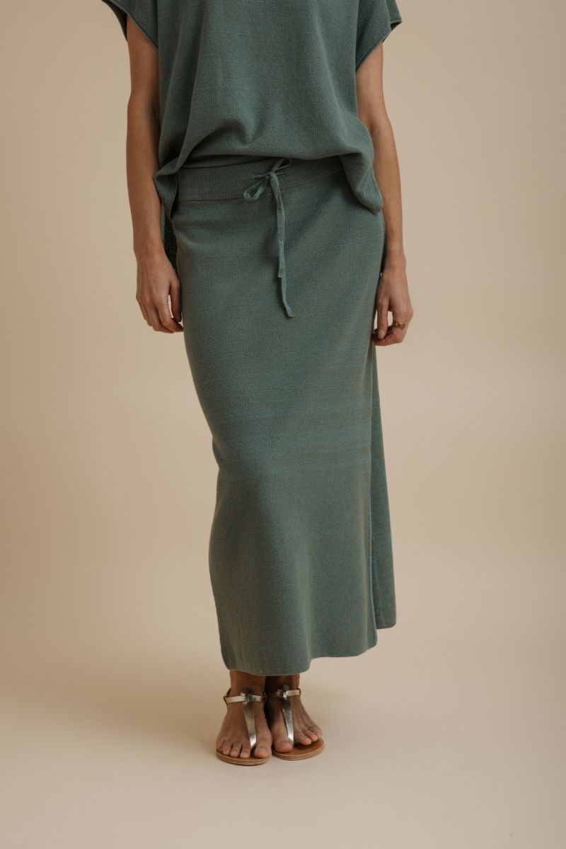 Retreat Cotton Skirt- Rainforest