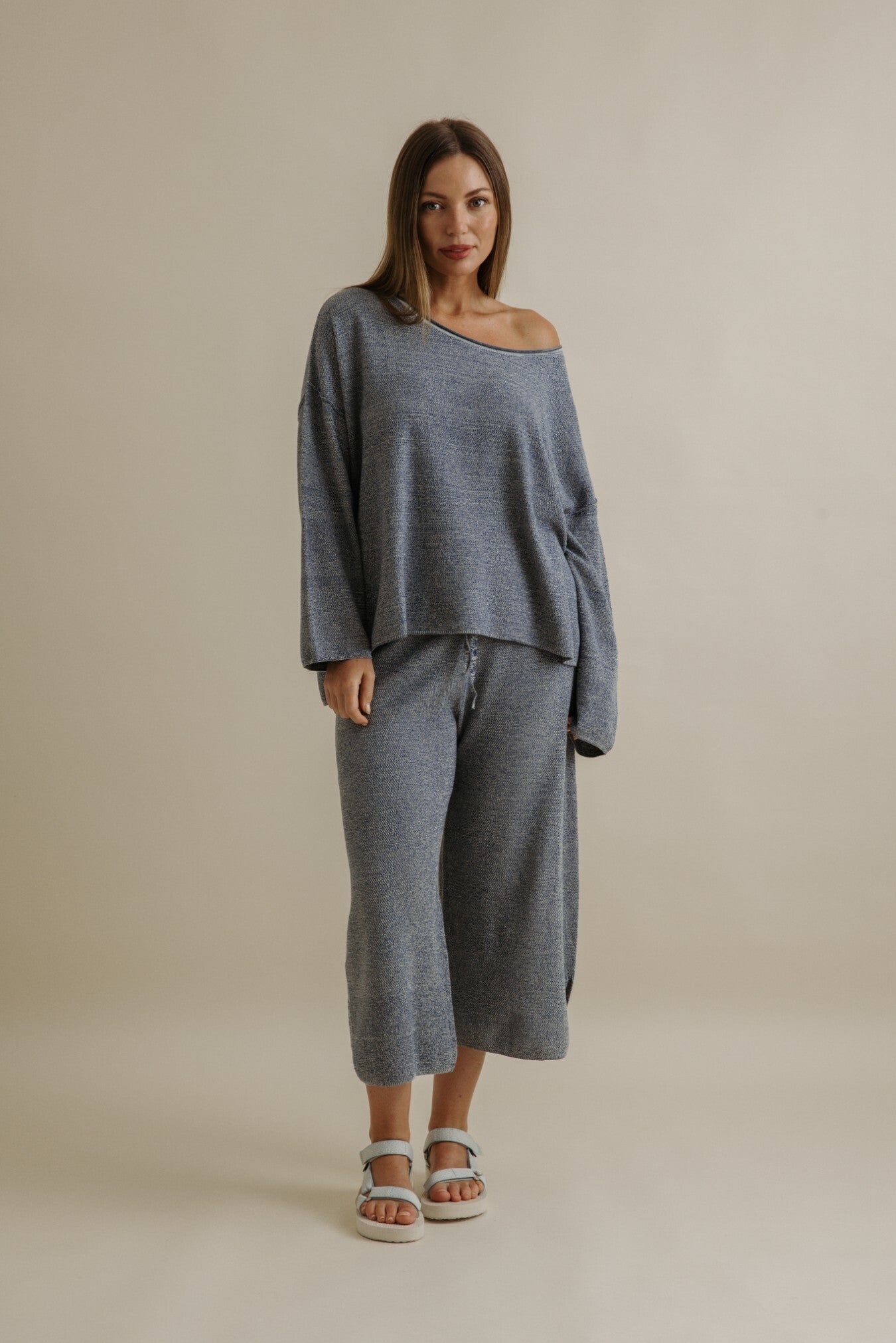 Retreat Cotton Pant- Pool Combo