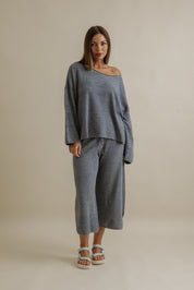 Retreat Cotton Pant- Pool Combo