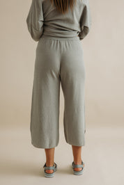 Retreat Cotton Pant- Thyme Combo