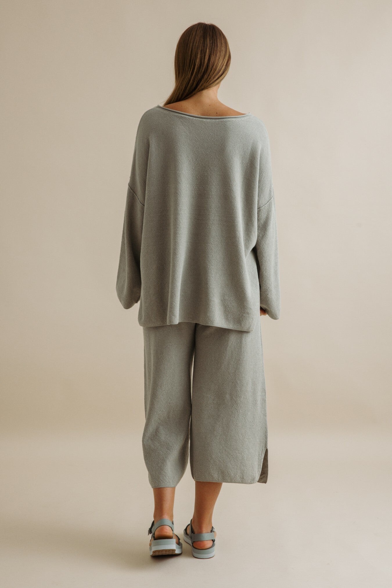 Retreat Cotton Pullover- Thyme Combo