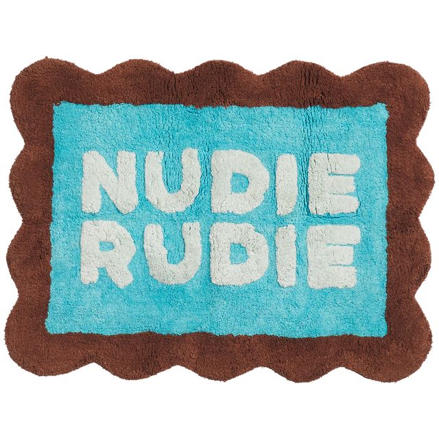 Sage x Clare Romy Nudie Bath Mat Mini in Turquoise