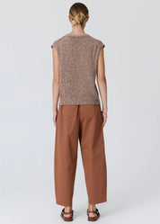 Rye Knit Vest- Toffee