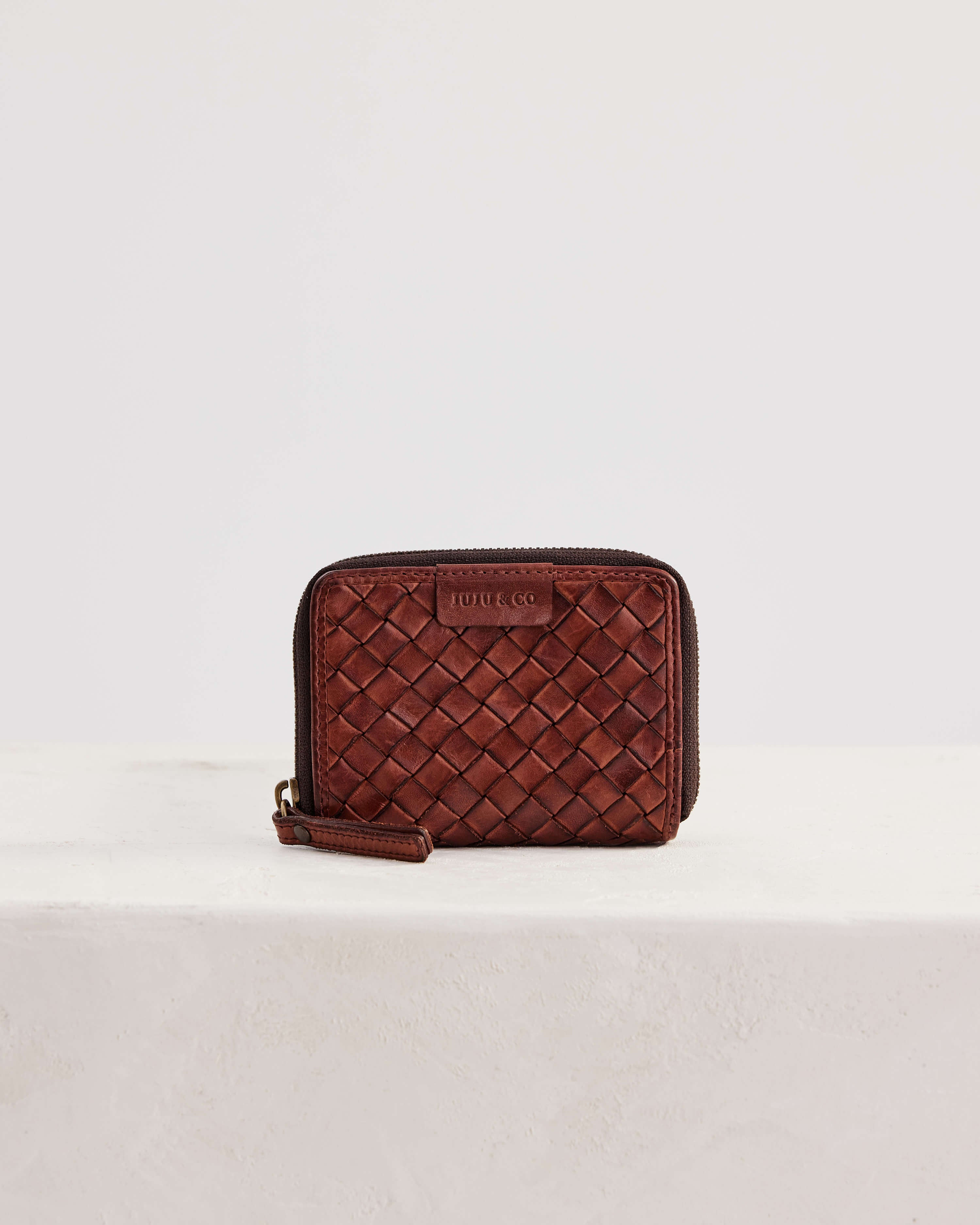 JUJU & Co Small Basque Wallet in Amber
