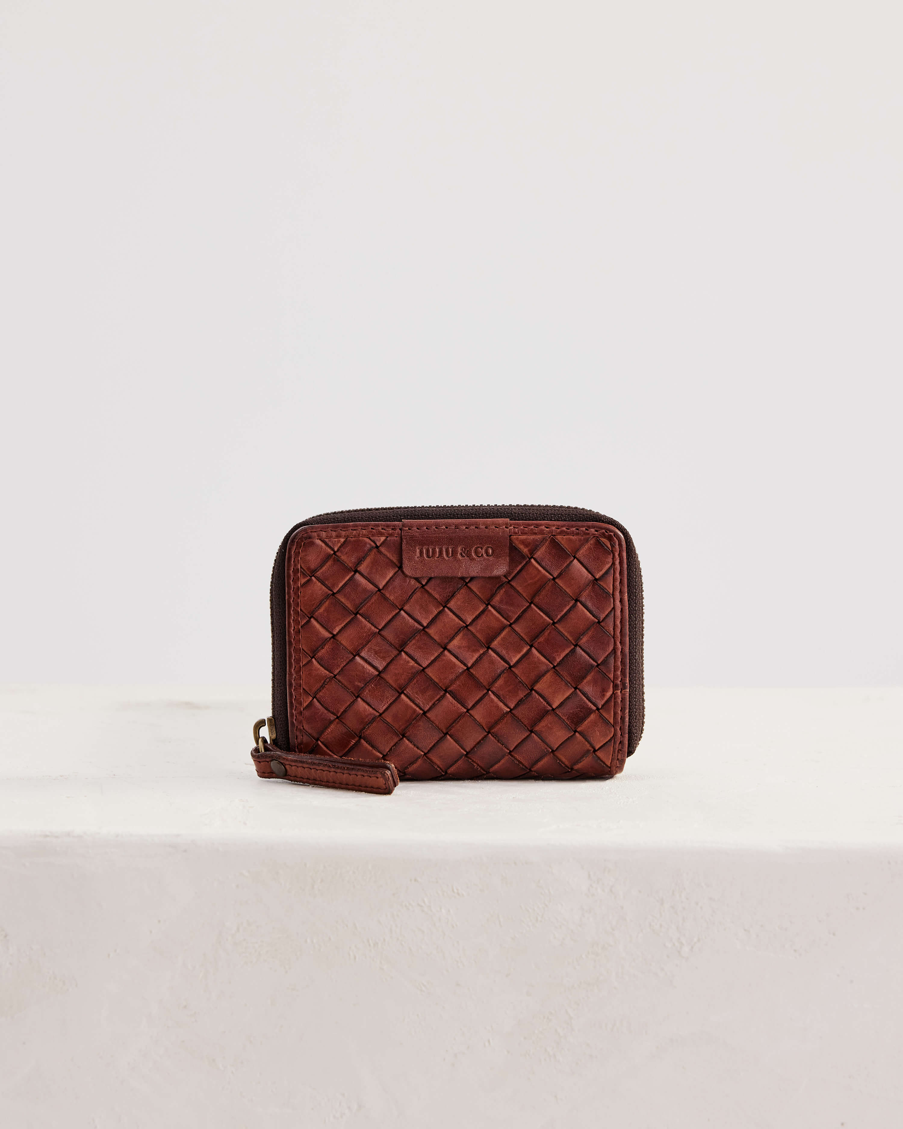 JUJU & Co Small Basque Wallet in Amber