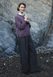 Fisherman Out of Ireland Slouchy Crew Neck Sweater 
