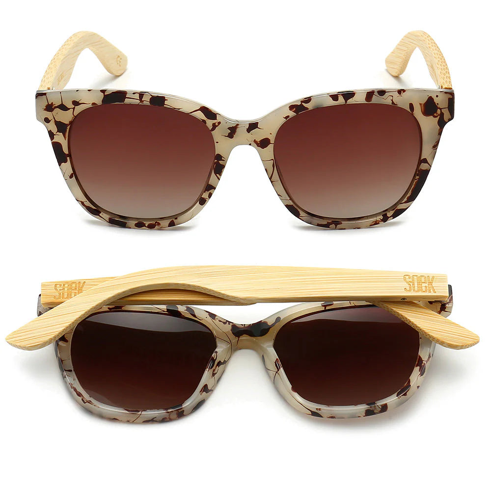 Lila Grace Ivory Tortoise Polarised Sunglasses