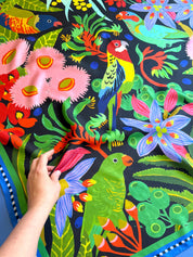 Silk Scarf- Into the Garden