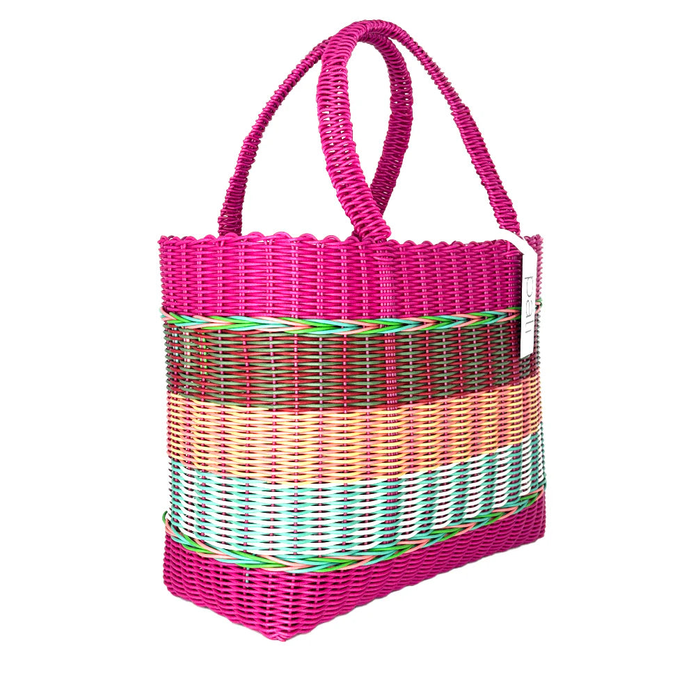 Mira Stripe Bag- Medium