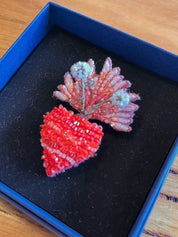 Trovelore Sacred Bloom Embellished Brooch Pin