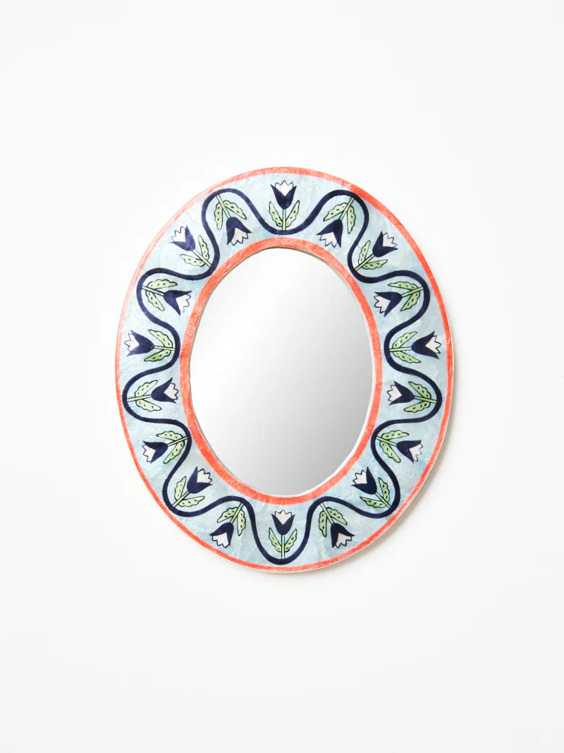 Jones & Co Samira Blue Waves Mirror