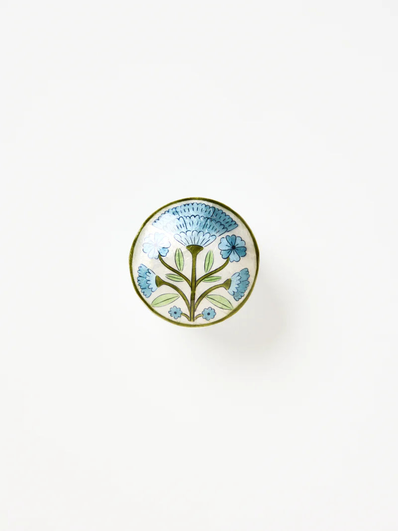 Samira Short Box- Blue Flower