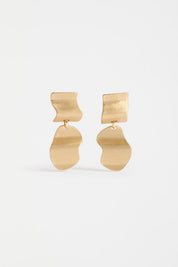 Savven Drop Earring- Gold