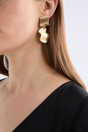 ELK Savven Drop Earring Gold