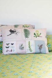 Lazybones Scrapook Cotton Pillowcases- Set of 2