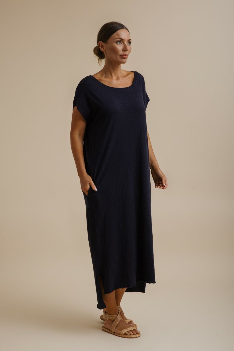 Seabreeze Tee Dress- Pool