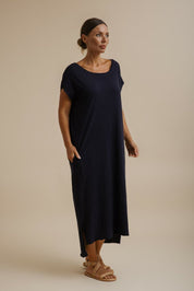 Seabreeze Tee Dress- Pool
