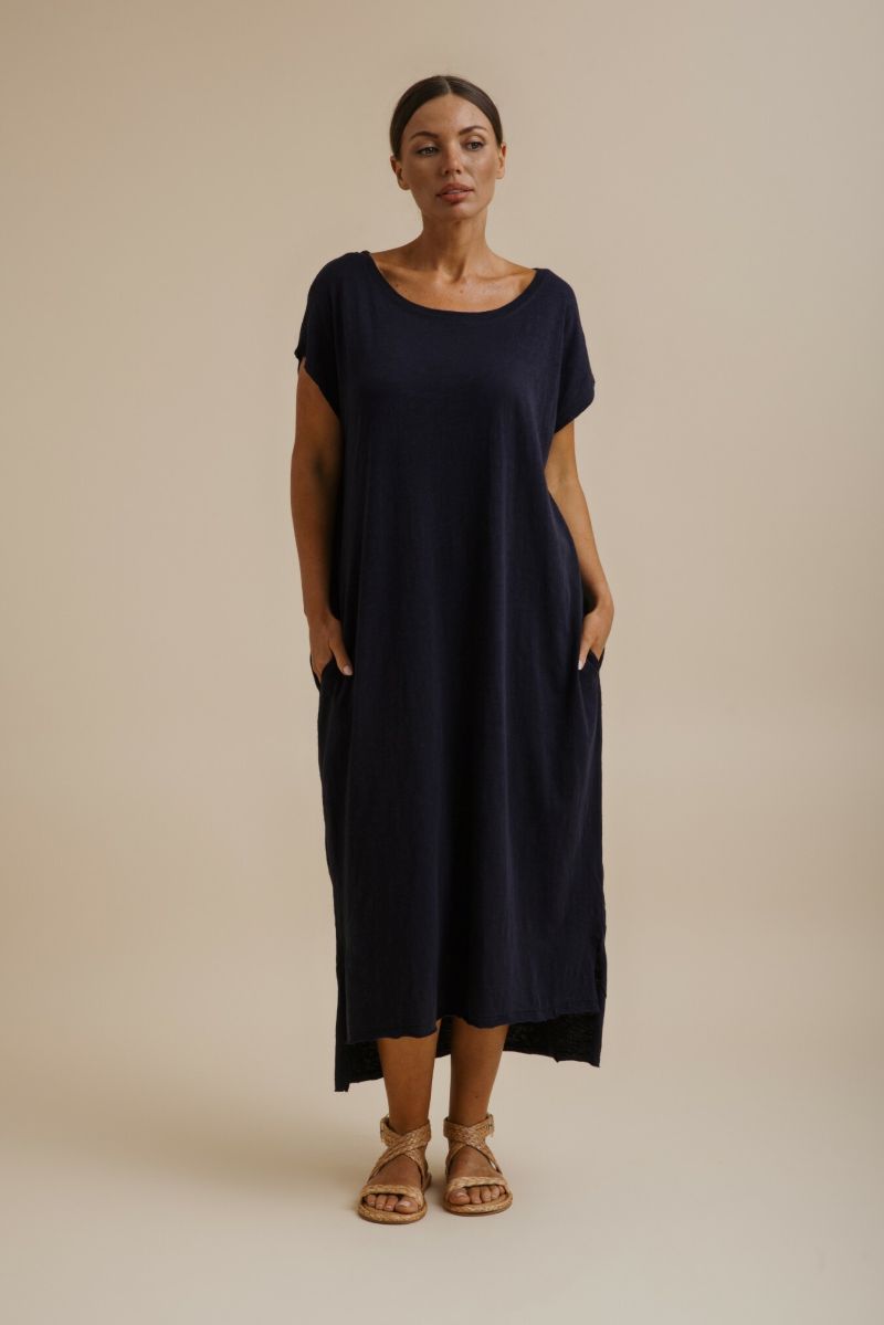Seabreeze Tee Dress- Pool