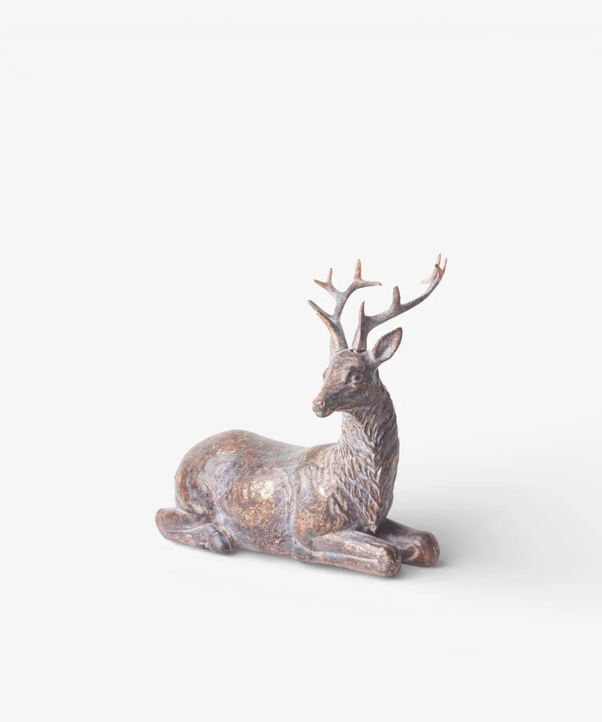French Country Sentinel Lying Down Reindeer Left Side