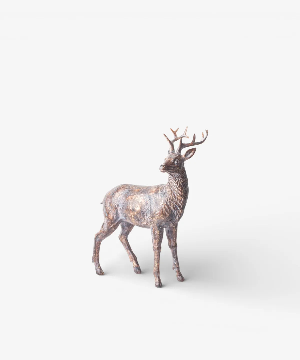 French Country Sentinel Small Standing Reindeer Left Side