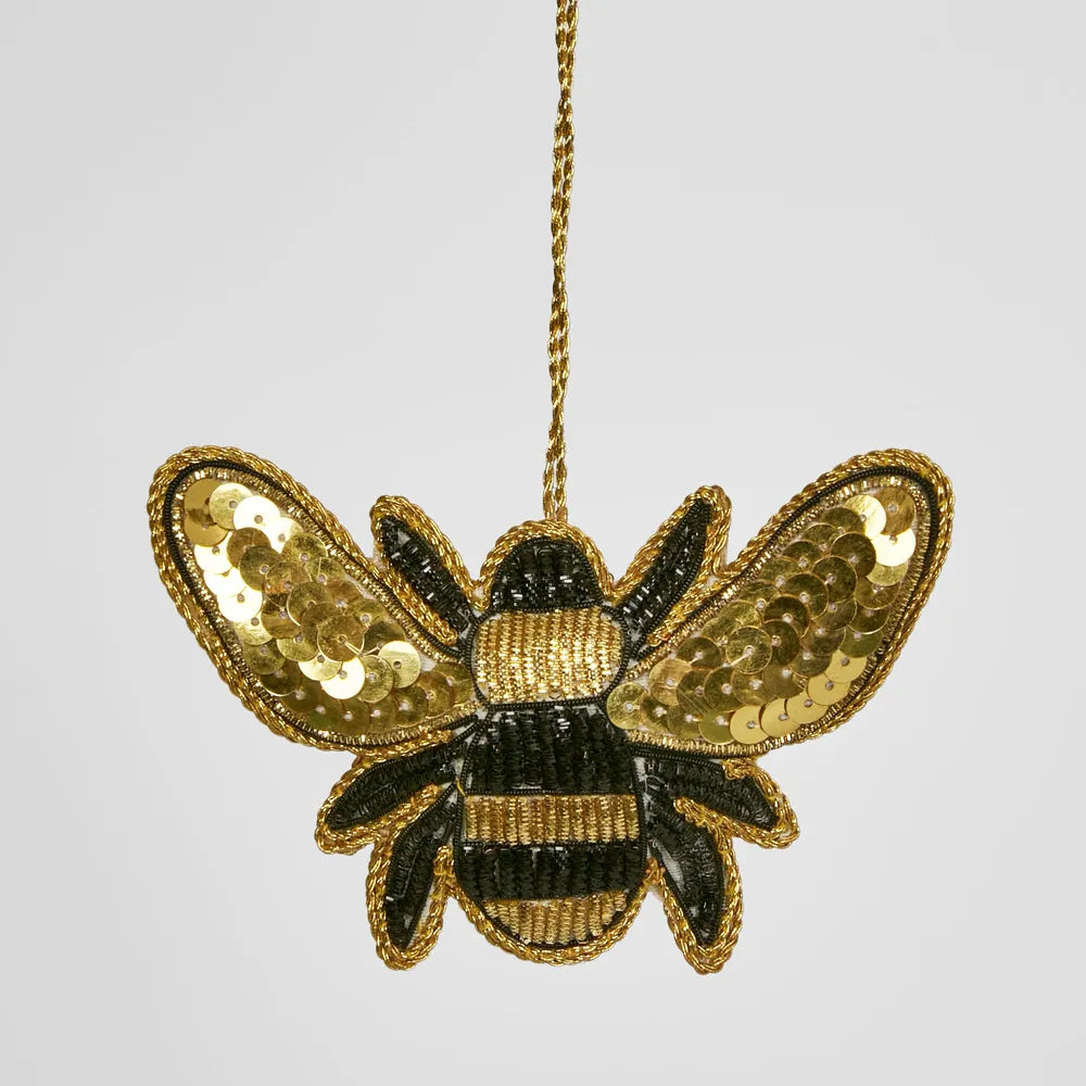 Sequin Hanging Apis Bee Decoration