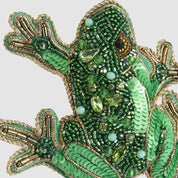 Sequin Hanging Decoration- Green Tree Frog
