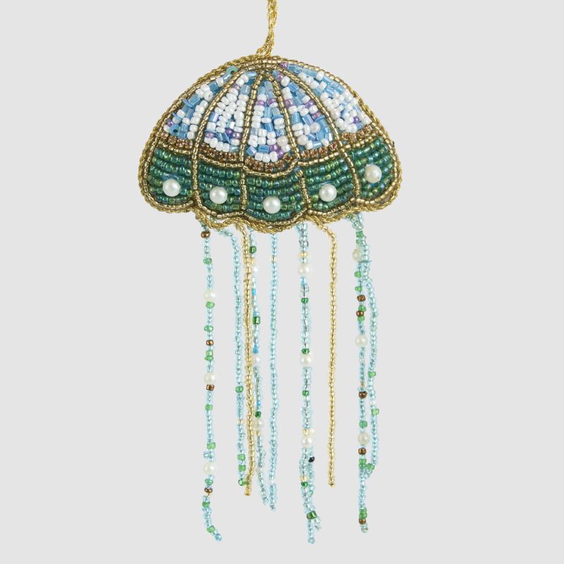 Sequined Hanging Christmas Decoration Jellyfish