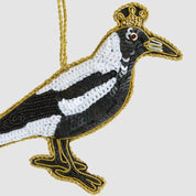 Sequin Hanging Decoration- Magpie