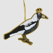 Sequin Hanging Decoration- Magpie