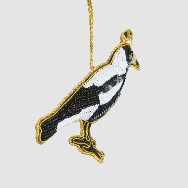 Sequin Hanging Decoration- Magpie