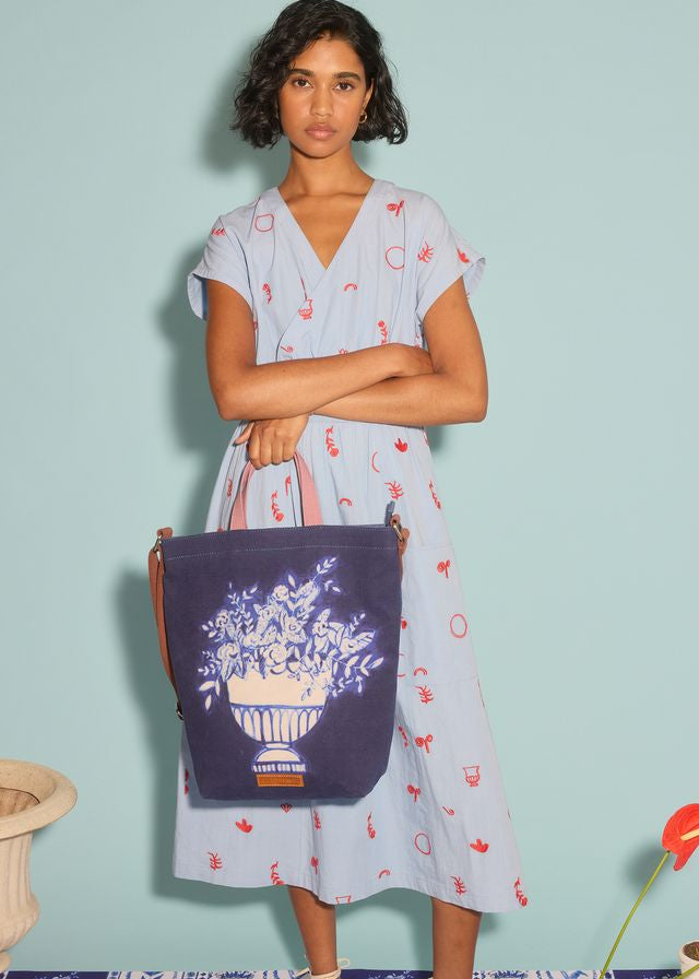 Nancybird Shopper Tote in Tile print