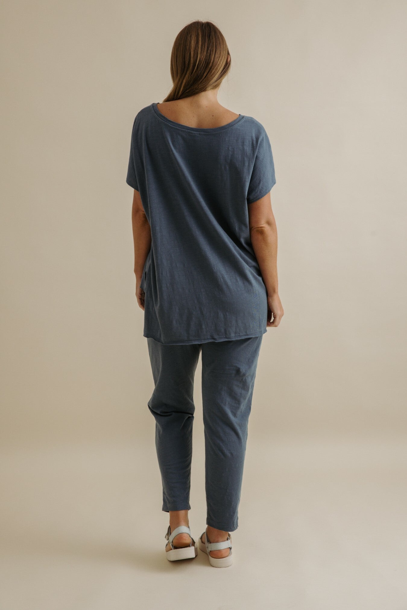 Shoreline Cotton T-Shirt- Pool