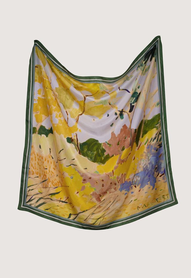 Nancybird Silk Scarf Sunny Clearing